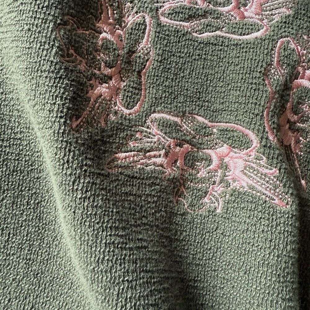 BOYS LIE Green Up In Smoke Racer Hoodie - Picture 3 of 5